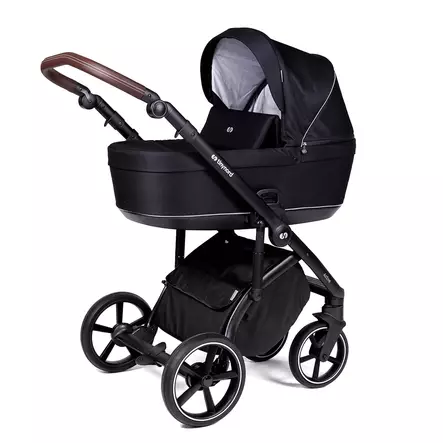 Tinynord-Nord Active yhdistelmävaunut Onyx, Brown Grip, Brilliant Black. - Lastenvaunut ja yhdistelmävaunut - 298917TNNBYHD1 - 1