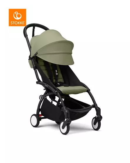 Stokke YoYo3 matkarattaat Olive pitk=C3=A4ll=C3=A4 kuomulla. - Matkarattaat ja lastenrattaat - 646002rat11 - 3