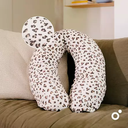 Imetystyyny Doomoo Buddy Leopard Cream, kaunis kuosi sopii moneen eri kotiin. - Imetystyynyt - B87 - 2