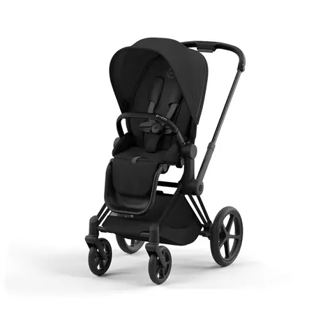Cybex Priam 4 lastenrattaat Matt Black, Sepia Black. - Matkarattaat ja lastenrattaat - 521002331RATMBSB - 1